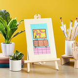 Juvale 6 Pack Rectangle Wooden Boards for Wood Burning, Unfinished Wood Planks, Rectangle Wood Pieces for Crafts, Panels for Painting, Art, DIY Juvale