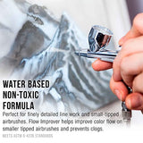 U.S. Art Supply Airbrush Flow Improver, 8-Ounce Bottle - Additive to Improve Acrylic Paint Flow, Reduce Clogs, Paint Wetting, Dry Needle Tips, U.S. Art Supply