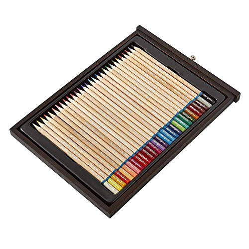 KINGART Mixed Media Art Set, 2-Drawer Wooden Case, Pencils, Pastels, Paints, Brushes, Erasers, Sharpener, Palette Knife, Palette, Painting, Drawing, KINGART