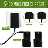 18V Cordless Drill, MAITHEUO Brushless Power Drill with 2Pcs Battery and Charger, 3/8”Keyless Chuck, 2 Variable Speed, 20+1 Torque Setting Electric MAITHEUO