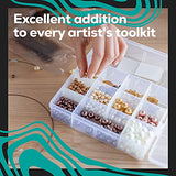 Roxy Epoxy Aluminum Alloy Pin Vise Hand Drill Bits (26 Pcs) - Rotary Tool for Resin Crafts, Jewelry Repair, and Wood Carving - Micro Mini Twist Roxy Epoxy