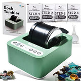 BRYTE Rock Tumbler - Mint | 3 Polishing Speeds & Dual Injection, Self-Cooling Premium Motor | Compact, Durable & Easy to Use | Professional Grade BRYTE