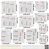 RESINWORLD 16pcs Variety Geometric Pendant Silicone Molds with Hanging Hole + 11pcs Variety Size Earrings Molds for Resin ResinWorld