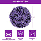 TSOAPX 10 PCS 2" Quick Change Strip Discs, Purple Non Woven Nylon Easy Stripping Discs with Male R-Type Backing, Die Grinder Attachments for Clean TSOAPX