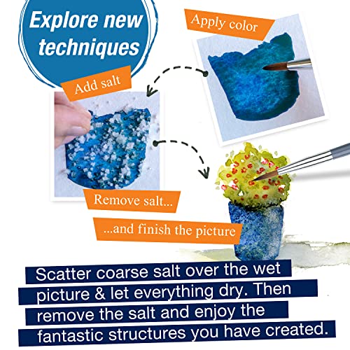 Faber-Castell Watercolor Paint Set - 24 Tubes of Liquid Watercolors (9ml) and Mixing Paint Palette - Art Supplies for Adults and Hobby Artists Faber-Castell