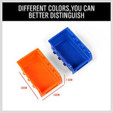 HORUSDY Storage Bins Parts Rack 36Pcs Bin Organizer Garage Plastic Shop Tool, Tools for Men Tools Gif HORUSDY