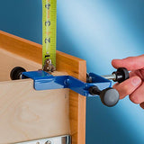 Rockler Cabinet Drawer Installation Clamps – Right, Left-Side Drawer, Cabinet Installation Tools – Steel, Plastic Drawer Front Clamps - Front Drawer ROCKLER