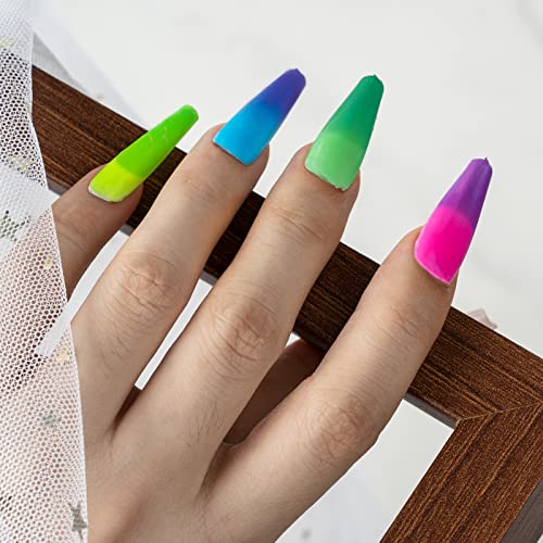 LET'S RESIN Thermochromic Pigment Powder Temperature Activated That Changes at 88°F-5 Colors Changing Powder for Nail Polish, Paint, Slime, Epoxy, LET'S RESIN