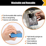 BOSHCRFAT 10 Pack Sanding Block, Washable and Reusable Sanding Sponge for Wood Drywall Metal Glasses Coarse/Medium/Fine/Superfine in BOSHCRAFT