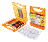 Crayola Colored Pencils Coloring Art Case with Coloring Pages, Gift For Kids, Ages 4, 5, 6, 7, 8, Packaging May Vary Crayola