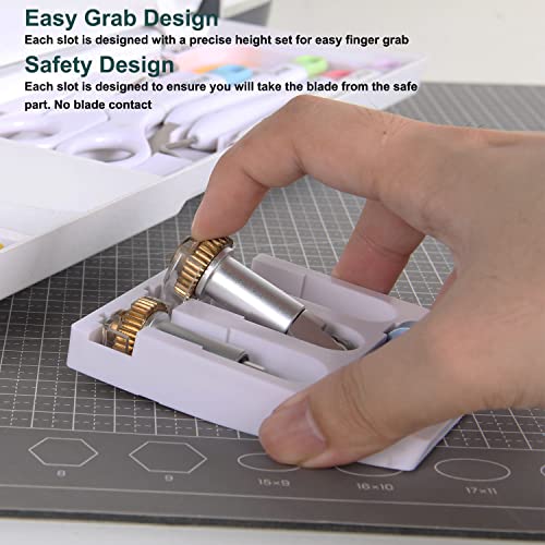 Tool Organizer for Cricut Maker 3 & Maker, Cricut Blade Storage Accessories and Supplies for Cutting Blades, Cricut Machine Organization and Storage LOPASA