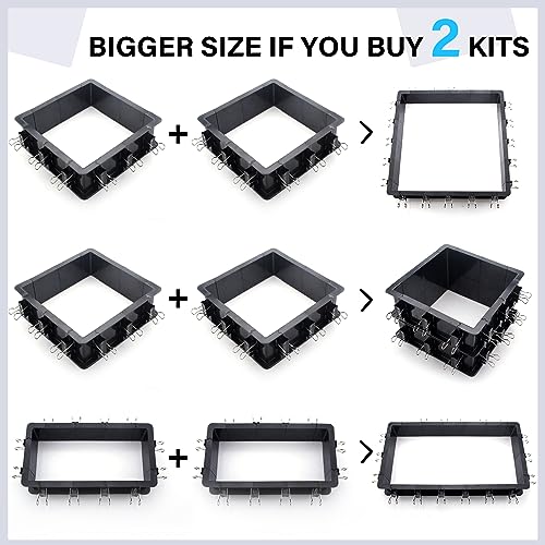 Adjustable Mold Housing Kit for Silicone Molds Making - Plastic Mold Housing Frame for Silicone Rubber Mold Making, DIY Resin Mold - Free Combination Limino