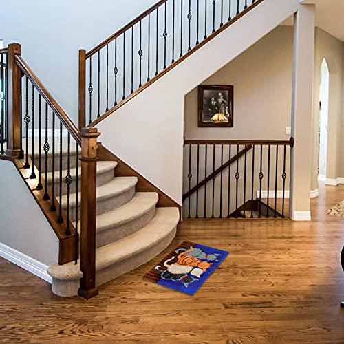 EsLuker.ly Latch Hook Rug Kits DIY Crochet Carpet Cats Patterns Pre-Printed Canvas Yarn Rug Embroidery Crafting Arts for Adults Kids Beginners EsLuker.ly