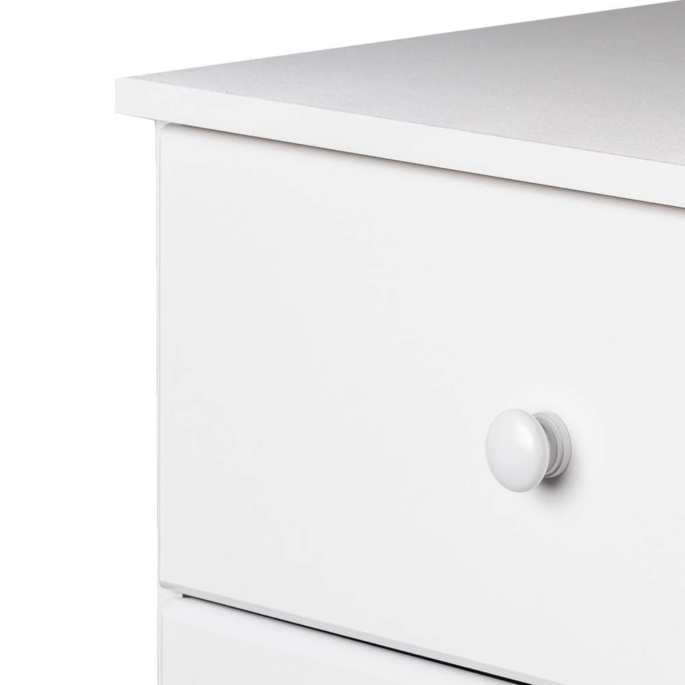 Prepac Astrid Tall White Dresser: 16"D x 20"W x 52"H, 6-Drawer Chest for Bedroom by Prepac - Perfect Chest of Drawers for Ample Storage - WoodArtSupply