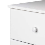 Prepac Astrid Tall White Dresser: 16"D x 20"W x 52"H, 6-Drawer Chest for Bedroom by Prepac - Perfect Chest of Drawers for Ample Storage Prepac