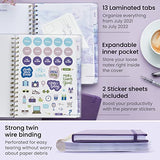 Arteza Academic Planner Bundle, Includes 9 x 7 Inches Planner, 6 x 8 Inches Lined Journal, and 2 Sticker Sheets, Office Supplies and College ARTEZA