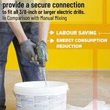 Bates- Helix Paint Mixer, 11.8 Inch, 1 Gallon Paint Mixer for Drill, Resin Mixer, Epoxy Mixer, Paint Stirrer for Drill, Drill Mixer Attachment, Epoxy Bates Choice Pro