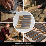 BeaverCraft LS6P1 Leather Strop Kit with Sharpening Polishing Compound 14" x 2" Knife Stropping Block & Honing Compound Knife Sharpener Leather Strop BeaverCraft