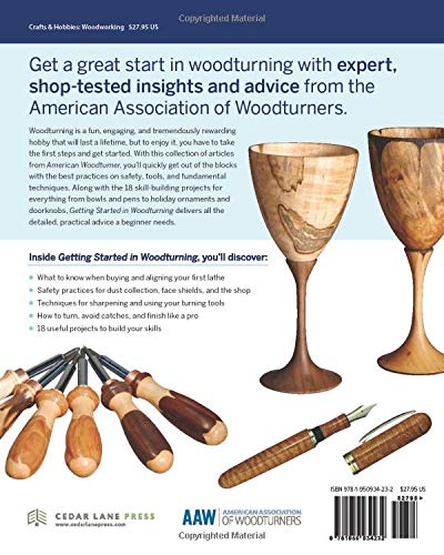 Getting Started in Woodturning: 18 Practical Projects & Expert Advice on Safety, Tools & Techniques