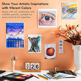 Shuttle Art Drawing Kit and Sketch Pad Bundle, Set of 103 Pack Drawing Kit +160 Sheets Sketch Pad Shuttle Art
