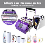 BetterSub Tumbler Mug Heat Press Machine 30 OZ 20 OZ 16 OZ Sublimation Straight Skinny Tumbler Mug Sublimation Print 11 OZ 15 OZ Sublimation Mug Heat BetterSub