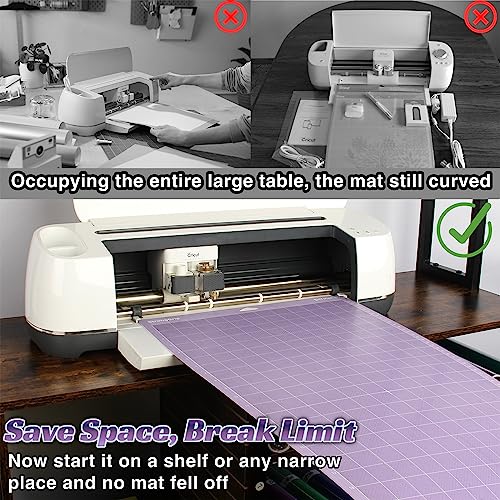 LOPASA Long Extension Tray for Cricut Maker 3 and Maker Cutting Mat Support,16'' Cricut Machine Extender Accessories Tools for 12x12 and 12x24 LOPASA