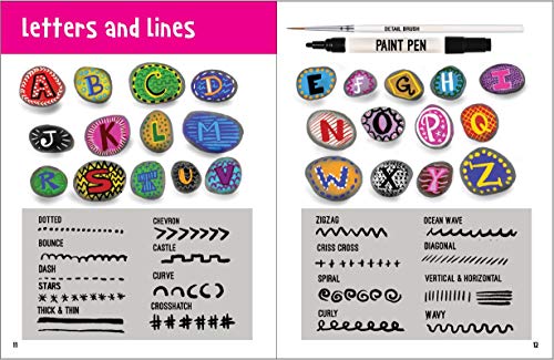 Scribble Stones Art Guide: Step by Step Painting Techniques and Tricks WoodArtSupply