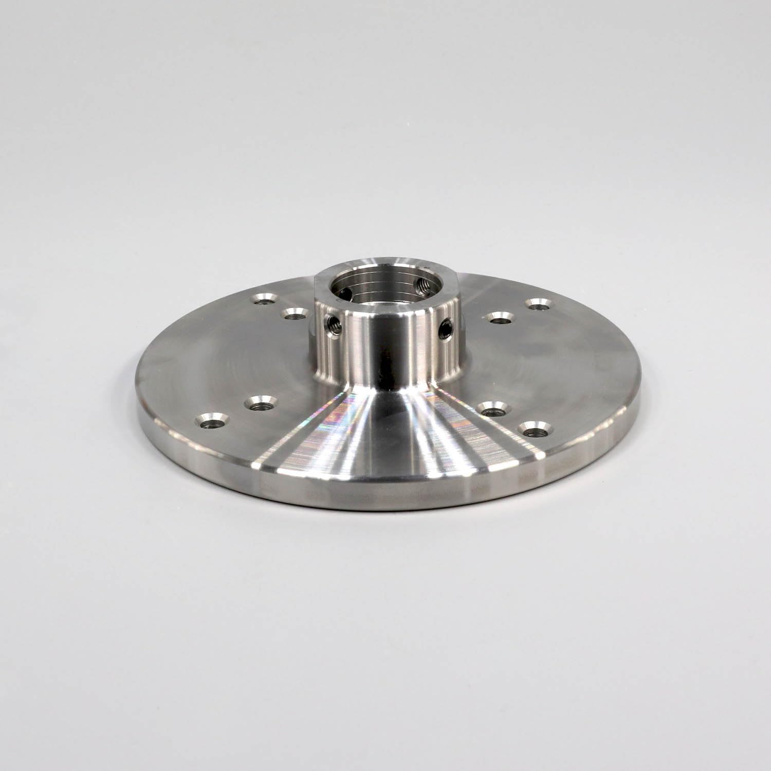 Hurricane Turning Tools, 6" Steel Faceplate For Wood Lathe, 1 1/4" x 8 TPI Hurricane Turning Tools