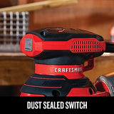 CRAFTSMAN Orbital Sander, 5 inch, 12,000 OPM, 3 Amp, Corded (CMEW231) Craftsman