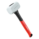 Goldblatt Rubber Mallet 16 oz. Low Recoil Rubber Hammer with Solid Head & Soft-grip Handle, Durable Double-Faced Soft Mallets, Soft Blow Tasks, No Goldblatt