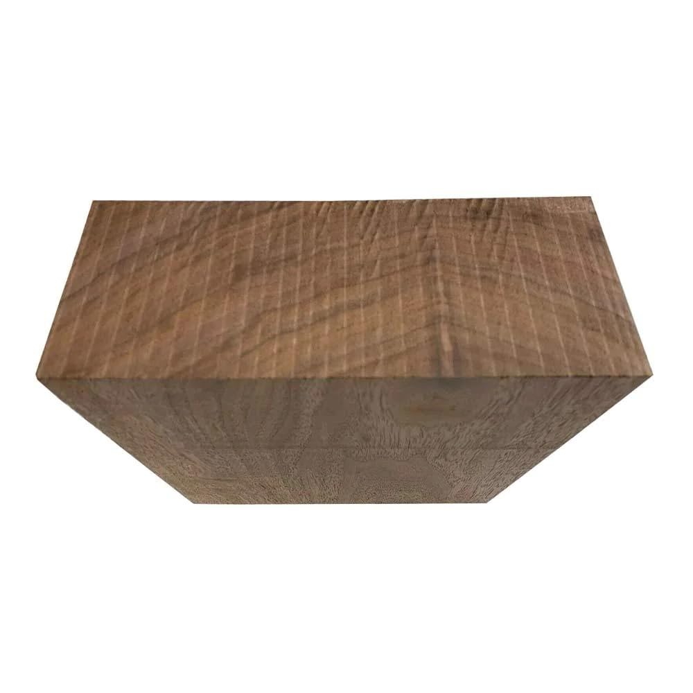Pack of 2 Beautiful Walnut Bowl Blanks for Turning, Suitable Carving/Whittling Block (6" x 6" x 2") Exotic Wood Zone