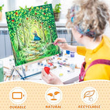 Barydat 24 Pcs Wood Panels for Painting Unfinished Wood Canvas Board Artist Wall 0.79'' Deep Cradled Wood Canvas Panels for Painting Pouring Arts Barydat