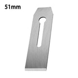 TorSor 2 Pack Bench Hand Plane 2-Inch Blade Replacement Woodwork Planer Cutter 51MM Wide Iron Blades Steel Carpentry Edge Trimming Saw for No.4 No.5 TorSor