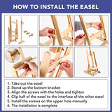 Professional Acrylic Paint Set, 60PCS with Paint Brushes,Acrylic Paint,Easel,4 Sizes Blank Canvases,Palette, Paint Knives,Brush Cup and Art Sponges ESRICH