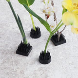 Wazakura 4PCS Black Mini Ikebana Kenzan, Made in Japan, Floral Arranging Pin Frog, Round and Square Flower Holder (Black Mini Kenzan) Wazakura