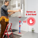 WORKPRO Cabinet Jack Support Pole, 18-1/2" to 29-1/2" Steel Telescopic Quick Support Rod Adjustable 3rd Hand Support System with 154 lbs Capacity for WORKPRO