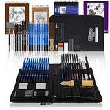 U.S. Art Supply 44-Piece Drawing & Sketching Art Set with 4 Sketch Pads (242 Paper Sheets) - Professional Artist Kit, Graphite, Charcoal, Pastel U.S. Art Supply