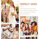 VOSAREA 2pcs Decor Unfinished Letters Cutouts DIY Sign Unfinished Wooden Letter Blank Craft Wooden Letters Wooden Craft Letter Sign Wooden Product VOSAREA