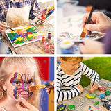 20 Pieces Paint Brushes for Acrylic Painting, Nylon Paint Brushes 1 Inch Wide Flat Paint Brushes Set for Artists Professional Amateurs Gouache & Thinp