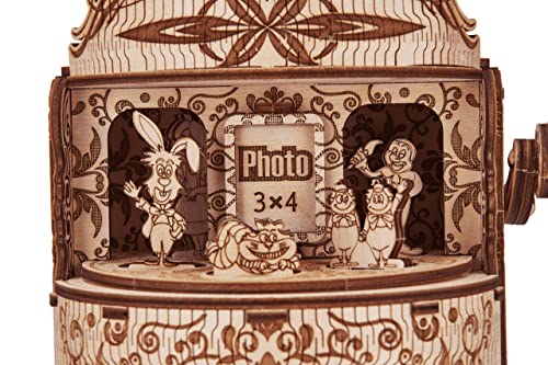 Wood Trick Fairy Theater Happy Birthday Wooden Music Box Kit - w/Fairy Characters - Hand Crank - 3D Wooden Puzzle for Adults and Kids to Build - DIY - WoodArtSupply