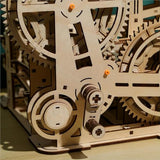 bennama 3D Wooden Puzzles Marble Run Set - Space Labyrinth Mechanical Model Kits with Motor, Brainteaser and Puzzle for Christmas/Birthday,Gifts for bennama