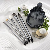 Royal & Langnickel Zen Short-Handle Round Wash Variety Watercolor Brush Set, 5pc Royal & Langnickel