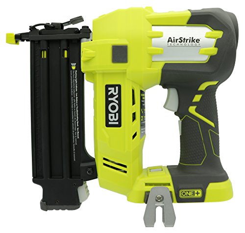 Ryobi P320 Airstrike 18 Volt One+ Lithium Ion Cordless Brad Nailer (Battery Not Included, Power Tool Only) RYOBI