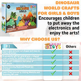 MOMOTOYS Dinosaur Toy Kids Sewing Kits for Kids Ages 8-12 - Beginner Sewing Kit for Kids -Kids Felt Sewing Kit - Sew Spectacular Adorable Animals - MOMOTOYS