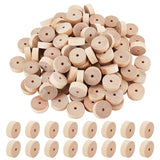 OLYCRAFT 150Pcs 1.4x0.4 Inch Wooden Craft Wheels 5mm Hole Unfinshed Wooden Wheel Blank Small Wood Wheels Flat Round Wooden Craft Wheels for DIY DIY OLYCRAFT