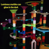 DSHMIXIA Marble Run for Kids Ages 4-8-12 150pcs Sturdy Building Toys Kids Games Marbles Run Track Amazing Fun Boys Girls Gifts (Standard) DSHMIXIA