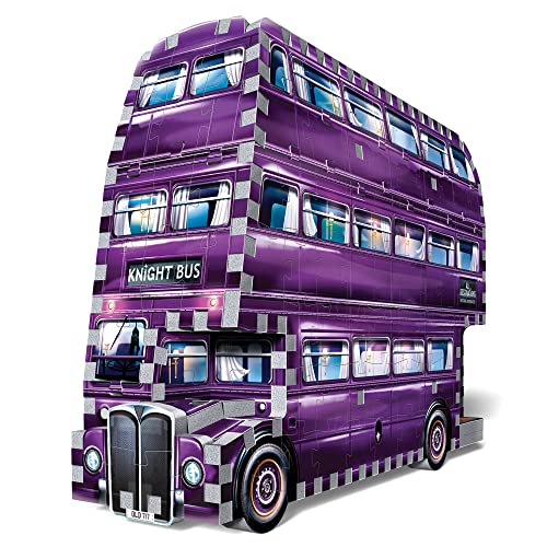 Wrebbit3D - Harry Potter – The Knight Bus 3D Puzzle for Teens and Adults | 280 Real Jigsaw Puzzle Pieces | Not Just an Ordinary Model Kit for Adults Wrebbit