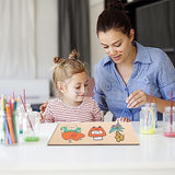 12 Pack MDF Wood Board for Crafts 12x12x1/8 Inch-3 mm Thick Medium Density Fiberboard Unfinished Wood Art Boards Blank Wooden Blocks Chipboard Panels FOBSME