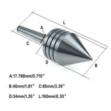 HFS (R) Heavy Duty Live Tailstock Center (#2 Morse Taper) - WoodArtSupply