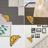 PREXISO Square Laser-65Ft Green Beam Floor Tile Laser Level, Tile Laser Line Projection, Angle 90 degree Aluminum Base Magnetic Level Square Built-In Prexiso